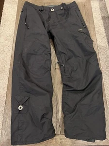 Womens Black 686 Snowboarding Pants Large - Picture 1 of 2