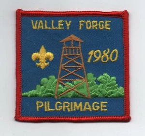 Toppa pellegrinaggio Valley Forge 1980, retro in plastica, come nuova - Foto 1 di 1