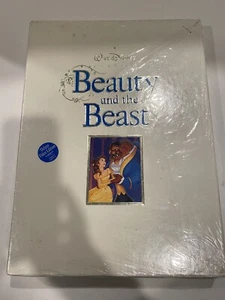 New Walt Disney BEAUTY AND THE BEAST Deluxe Collectors Edition VHS, Book Lith. - Picture 1 of 6