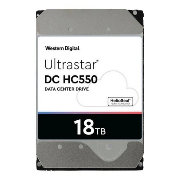 Western Digital Ultrastar DC HC550 18TB, 7200RPM, 3,5 inch Hard Disk Interno - 0F38353