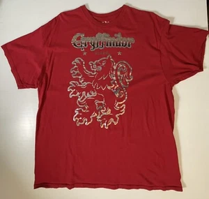 Gryffindor Alumni Spell Out T Shirt Red Harry Potter Size X L - Picture 1 of 8