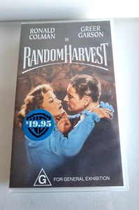 Random Harvest Starring Ronald Colman & Greer Garson VHS Black/White - Picture 1 of 6