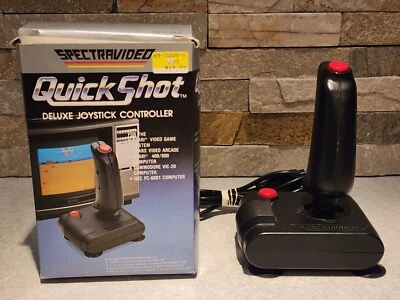 SPECTRAVIDEO QUICK SHOT ATARI 2600 CONTROLLER JOYSTICK WITH BOX - Image 1 of 4