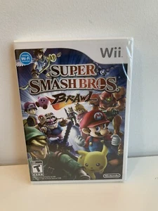 Super Smash Bros. Brawl (Wii, 2008) - Sellado de fábrica - Totalmente nuevo sellado - Imagen 1 de 9