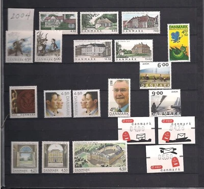 DENMARK 33 stamps  from 2004 Mint NH never hinged - Image 1 of 2