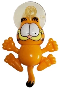 Garfield Cat Pull Down Car Window Climber Suction Cup Garfied Paws 4” Retro - Picture 1 of 3