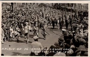 LOUISVILLE KENTUCKY LEGIÓN AMERICANA CONVENCIÓN 1929 FOTO POSTAL REAL - Imagen 1 de 2