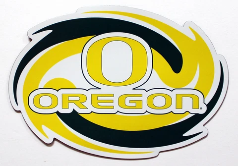 University of Oregon Car Magnet Ducks College NCAA Door Tailgate Decor 8 inch Cover