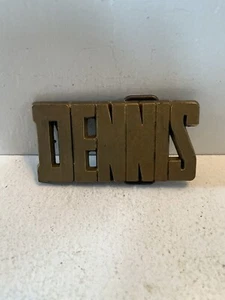 - Vintage 1980’s Brass colored belt buckle Dennis Name - Picture 1 of 3