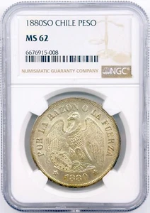 Venezuela Great Medal Gral Juan Vicente Gomez (50 M.M) NGC MS65 Pure Silver 1935 - Picture 1 of 4