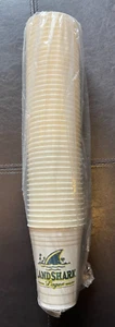 NEW Vintage Landshark Lager White Plastic Cups Set Of 43 Margaritaville RARE - Picture 1 of 7