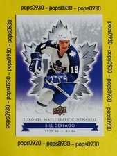 Bill Derlago, 2017 Toronto Maple Leafs, Centennial Edition, #65