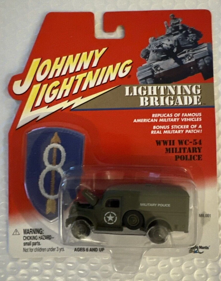 Johnny Lightning WWII Dodge WC-54 MP Lightning Brigade 1/64 - Image 1 of 1