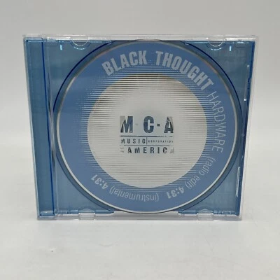 BLACK THOUGHT Hardware Promo single CD VERY RARE 2000 Hip Hop The Roots MCA Foto 1 de 4