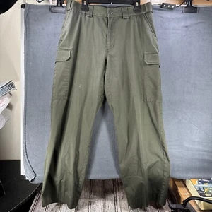 5.11 Tactical Pants Mens 36 (36X29)Green Ripstop Work Wear Uniform Tac-105C-Pat3 - Picture 1 of 7