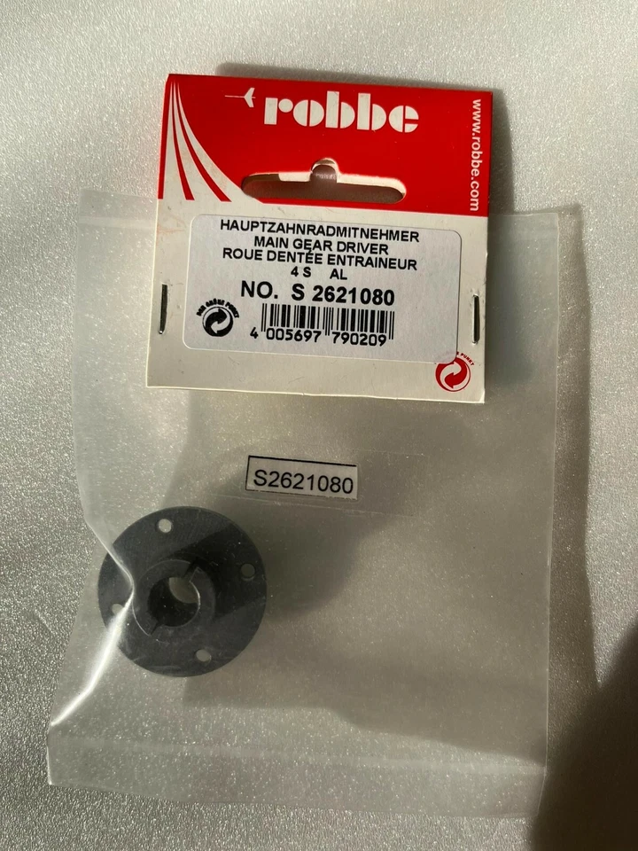 Robbe Hauptzahnradmitnehmer 4S AL Best.Nr. S2621080 NEU - Bild 1 von 1