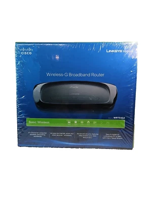 Cisco Linksys WRT54G2 Wireless-G Broadband Router 54 Mbps 4-Port 10/100 Mbps NEW - Image 1 of 4