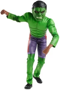 Disney Store Vengadores Increíble Hulk Disfraz Niños 3 4 5/6 7/8 9/10 11/12 13 - Imagen 1 de 1