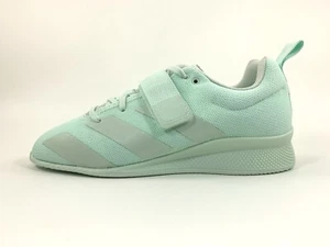 adidas ADIPOWER Weightlifting Training Shoes Light Green EF2978 Women Size 8.5 - Picture 1 of 9