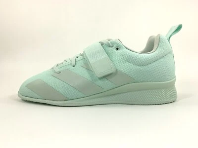 Adidas ADIPOWER Zapatos de Entrenamiento de Levantamiento de Pesas Verde Claro EF2978 Mujer Talla 8.5 Foto 1 de 4