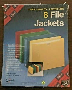 Chaquetas de lima Smead 8, tamaño carta, capacidad de 2"", colores surtidos - Imagen 1 de 2
