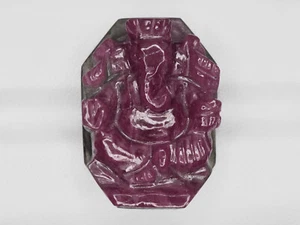 GII Certified INDIA Ruby 35.08 Cts Natural Untreated Bright Maroonish Red - Picture 1 of 7