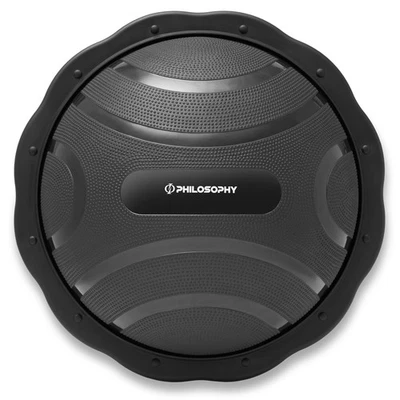 Half Balance Ball Exercise Trainer - Half Yoga Ball Trainer with Foot Pump - Image 1 of 4