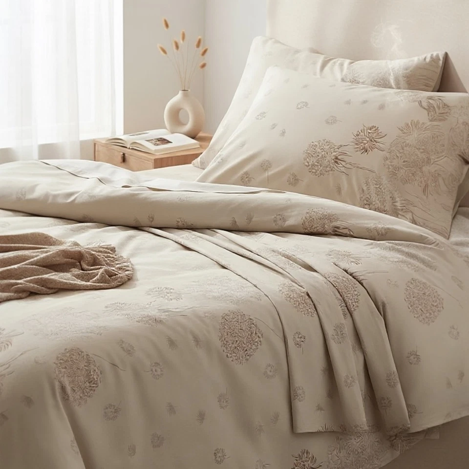 Completo Lenzuola Matrimoniali Caleffi in 100% Cotone Art. Country Chic - Immagine 1 di 4