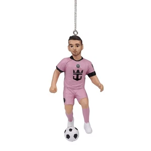 Lionel Messi #10 Inter Miami Home Pink 4" Ornament MLS Officially Licensed/FOCO - Picture 1 of 6