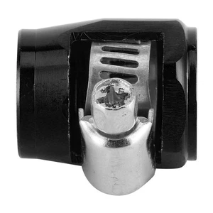 ˘Black AN6 Aluminum Alloy Hose Finisher Clamp Connector For - Picture 1 of 12