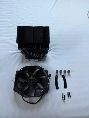 Noctua NH-D15 chromax.Black, Dual-Tower CPU Cooler (140mm, Black) - Image 1 of 4