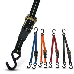 - 3 Point Tie Down Ratchet Strap for Jet Ski, Sea Doo & Wave Runner - Transom... - Picture 1 of 8