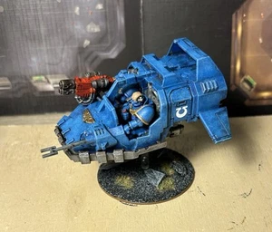 40k Space Marines Landspeeder *dipinto* Ultramarines - Foto 1 di 11