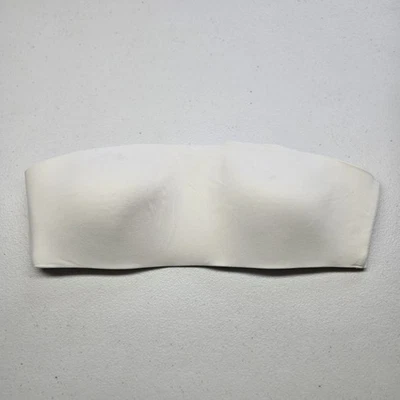 Aerie Women Bra Small White SMOOTHEZ Lightly Lined Bandeau Wireless - Image 1 of 4