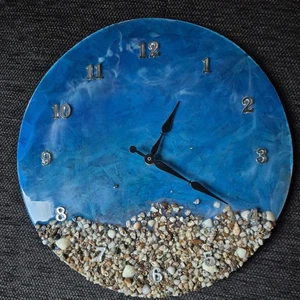 Wanduhr Epoxidharz  - Bild 1 von 4