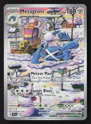 Metagross Illustration Rare SV05: Temporal Forces 178/162 NM - Image 1 of 2