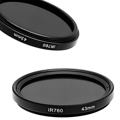 InfraRed Filter IR760 Infrared X-RAY IR Filter for 40.5/43/46/49/52/62/67/86mm。 - Image 1 of 4