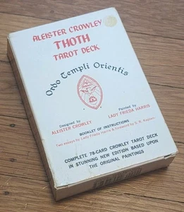 VinTagE 1983 Aleister Crowley THOTH Tarot Deck AC78 Large Cards SUPERB CONDITION - Picture 1 of 6