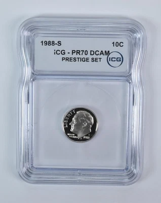 1988-S Roosevelt Dime Prestige Set PR70 DCAM ICG *2964 - Image 1 of 4