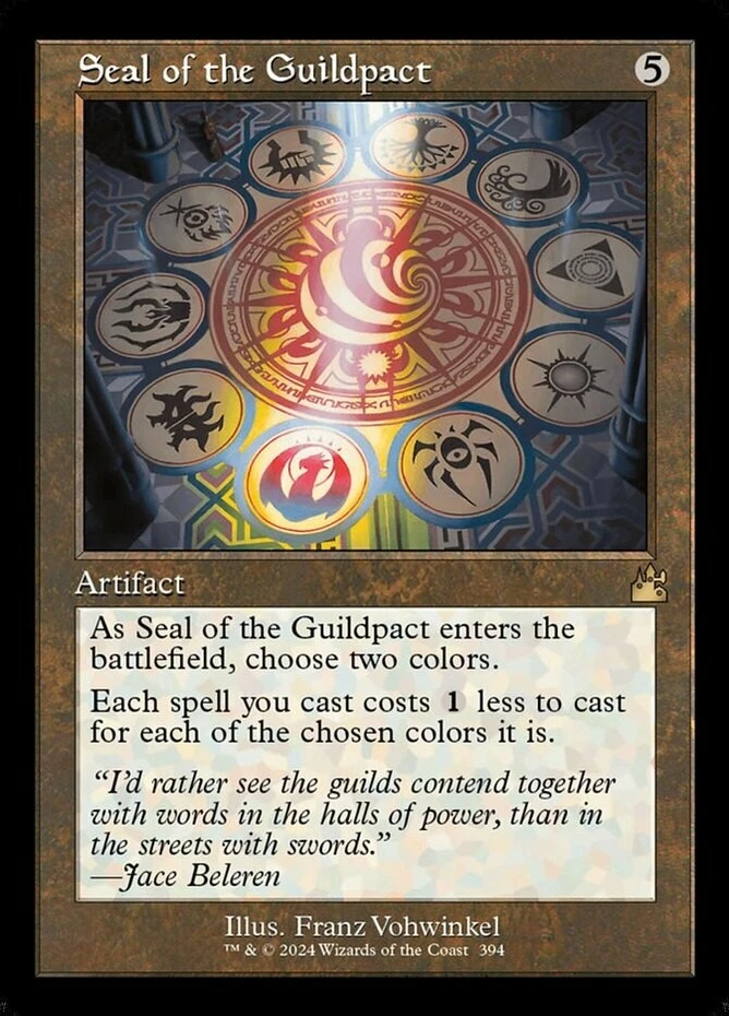 x1 Seal of the Guildpact - Retro Frame - Ravnica Remastered - NM - MTG - Image 1 of 1