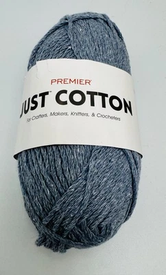Premier JUST COTTON Hilo Color 1023-26 Denim Claro 2.1oz NUEVO Foto 1 de 4