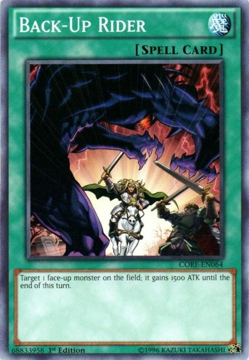 Back-Up Rider - CORE-EN064 - Common - 1st Edition - Heavily Played - Image 1 of 1