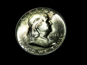 Very Nice Better Date 1950 D FBL Franklin Silver Half Dollar K1 - Picture 1 of 2