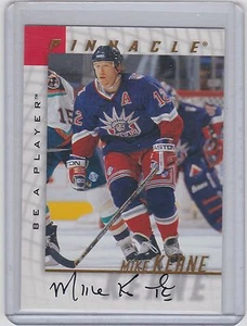 1997-98 Be a Player Mike Keane automático Bap Pinnacle 101 Rangers - Imagen 1 de 1