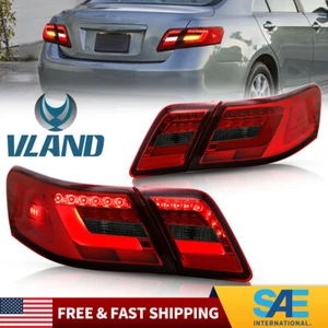 VLAND Tail Lights for Toyota Camry CE XLE Base Hybrid Sedan 2006-2011 Rear lamps - Picture 1 of 8