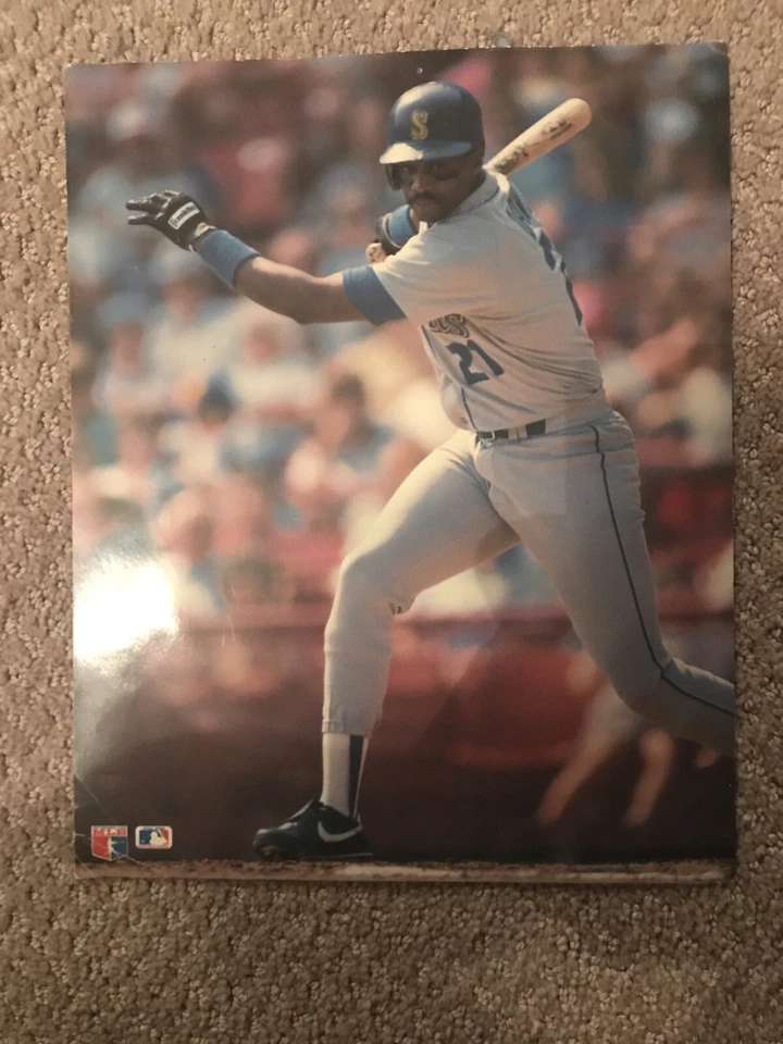 1990 年阿尔文·戴维斯 8 X 10 肖像 西雅图水手队 — 第 1/1 张图片