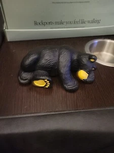 Bearfoots Big Sky Carvers Van Winkle Black Bear Figurine Collectible Sleeping - Picture 1 of 4