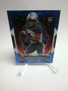 Rondale Moore Purdue 2021 Prizm All Americans Blue Donut Circle Prizm RC #187 - Imagen 1 de 4