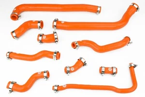 Silicone Radiator Coolant Hoses fit MINI One/Cooper R50 R52 AC '04-'06 Orange - Afbeelding 1 van 4