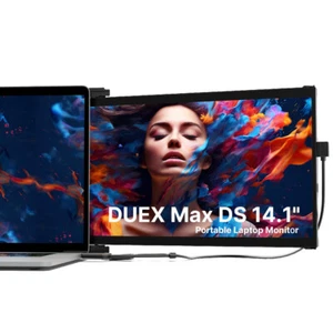 New Mobile Pixels Duex Max DS Portable Monitor, 14.1" FHD 1080P IPS Ultra Slim L - Picture 1 of 7